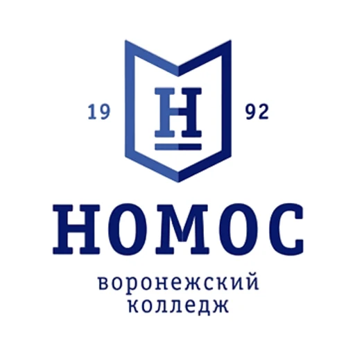 Логотип: Воронежский колледж «Номос
